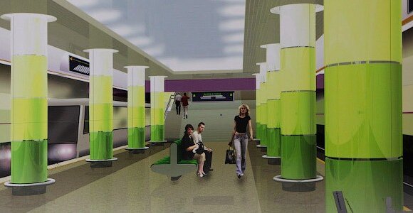 Открытие станции метро "Малиновка"