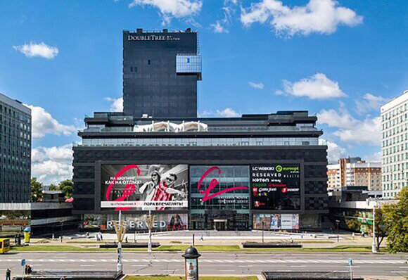 Внутренняя реклама в Galleria Minsk