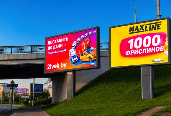 Наружная реклама маркетплейсов и интернет-ресурсов в Минске весной–летом 2026 года: как онлайн-бизнес завоевывает внимание аудитории