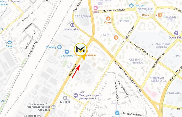 Координаты для навигатора: 53.865122, 27.524273