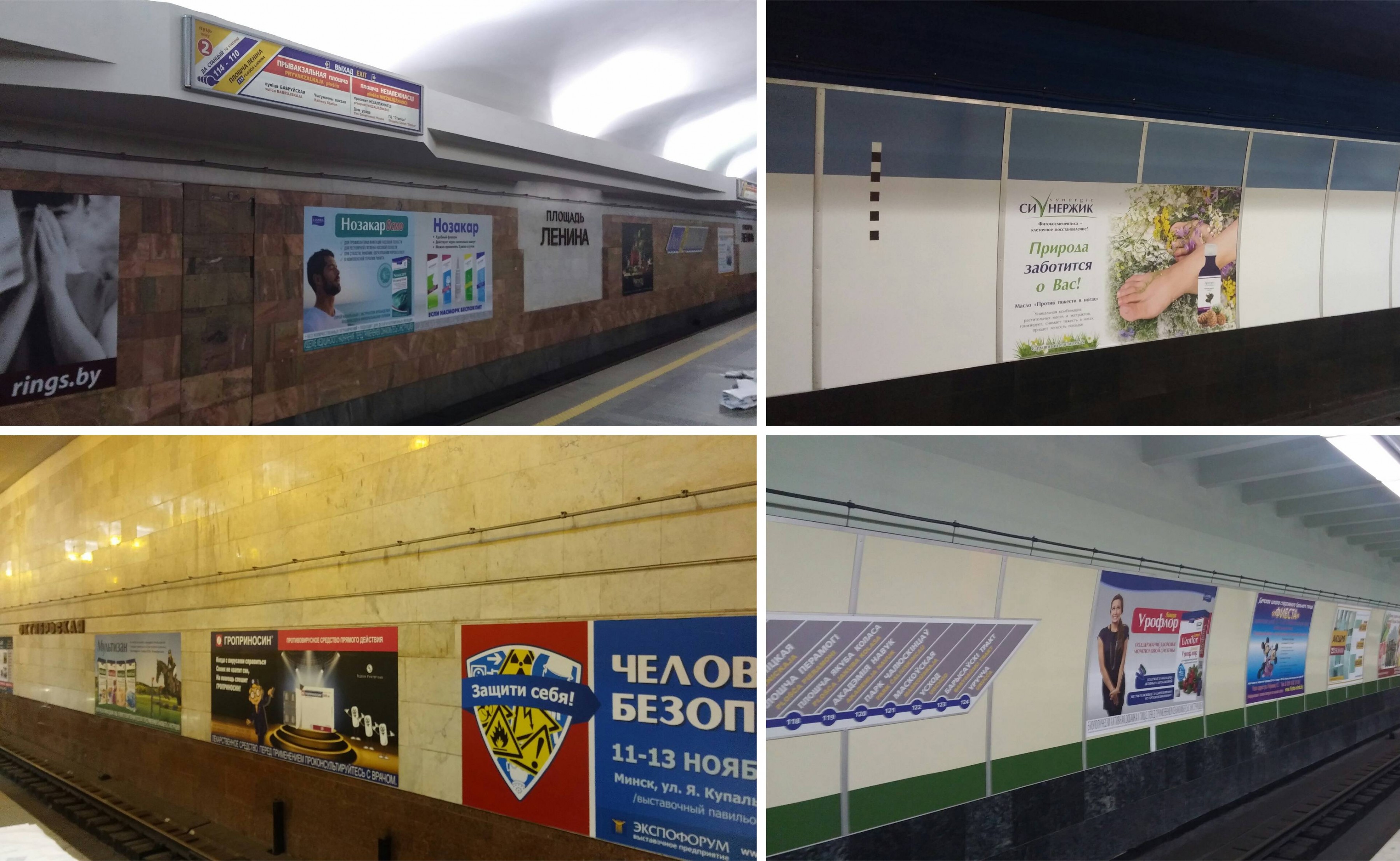 Реклама на путевых стенах в октябре 2015г. - Фото 3