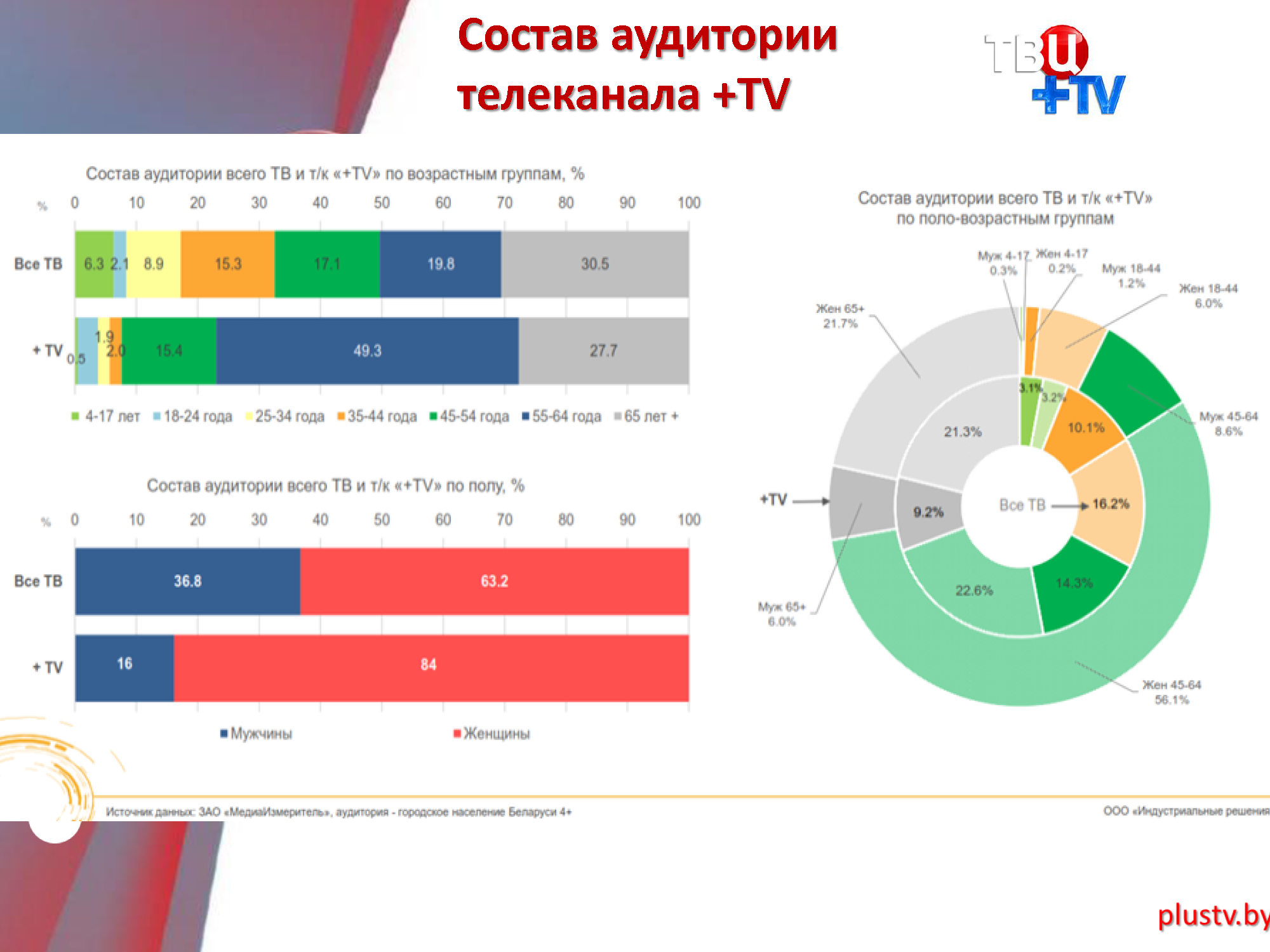 Состав аудитории телеканала