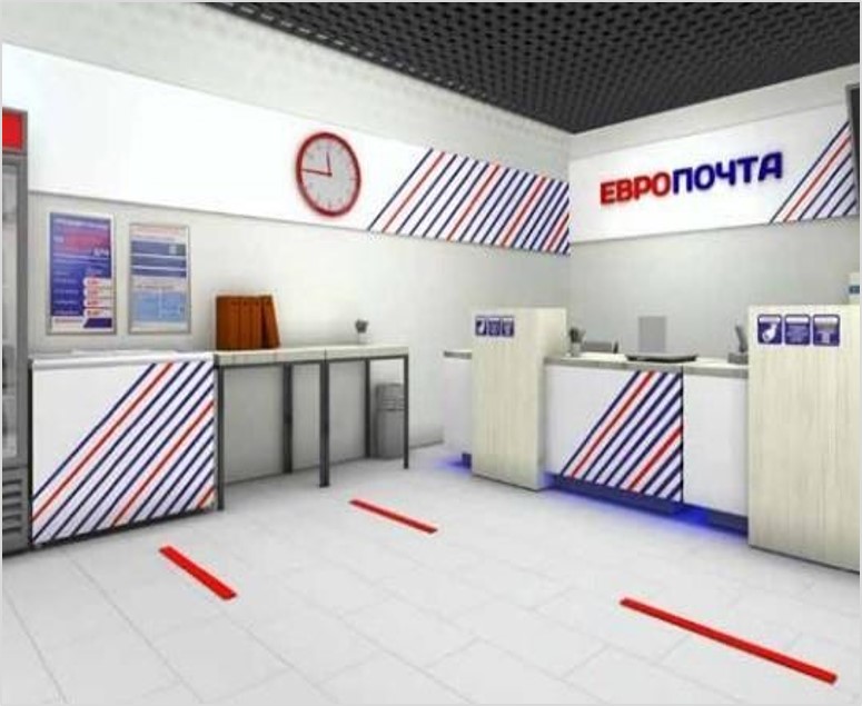 Размещение плакатов А3 формата в клик-системах в отделениях Европочты
