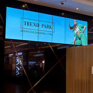 Размещение на экранах внутри ТРЦ