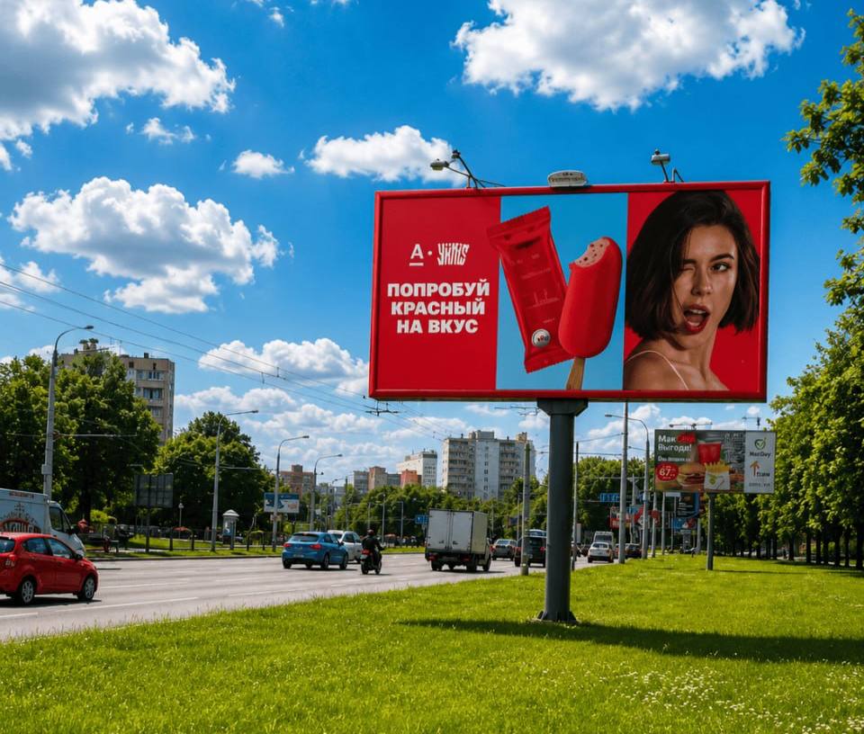 Jattis , билборд , Минск, проспект Пушкина 