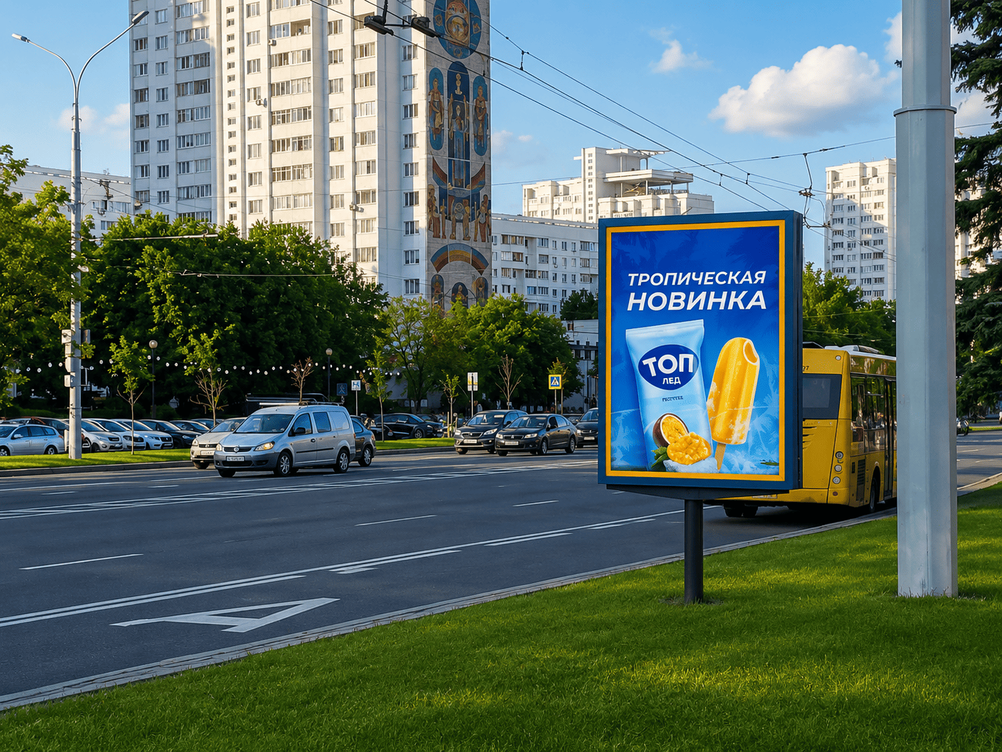 «Топ», ситилайт,  Минск, проспект Независимости